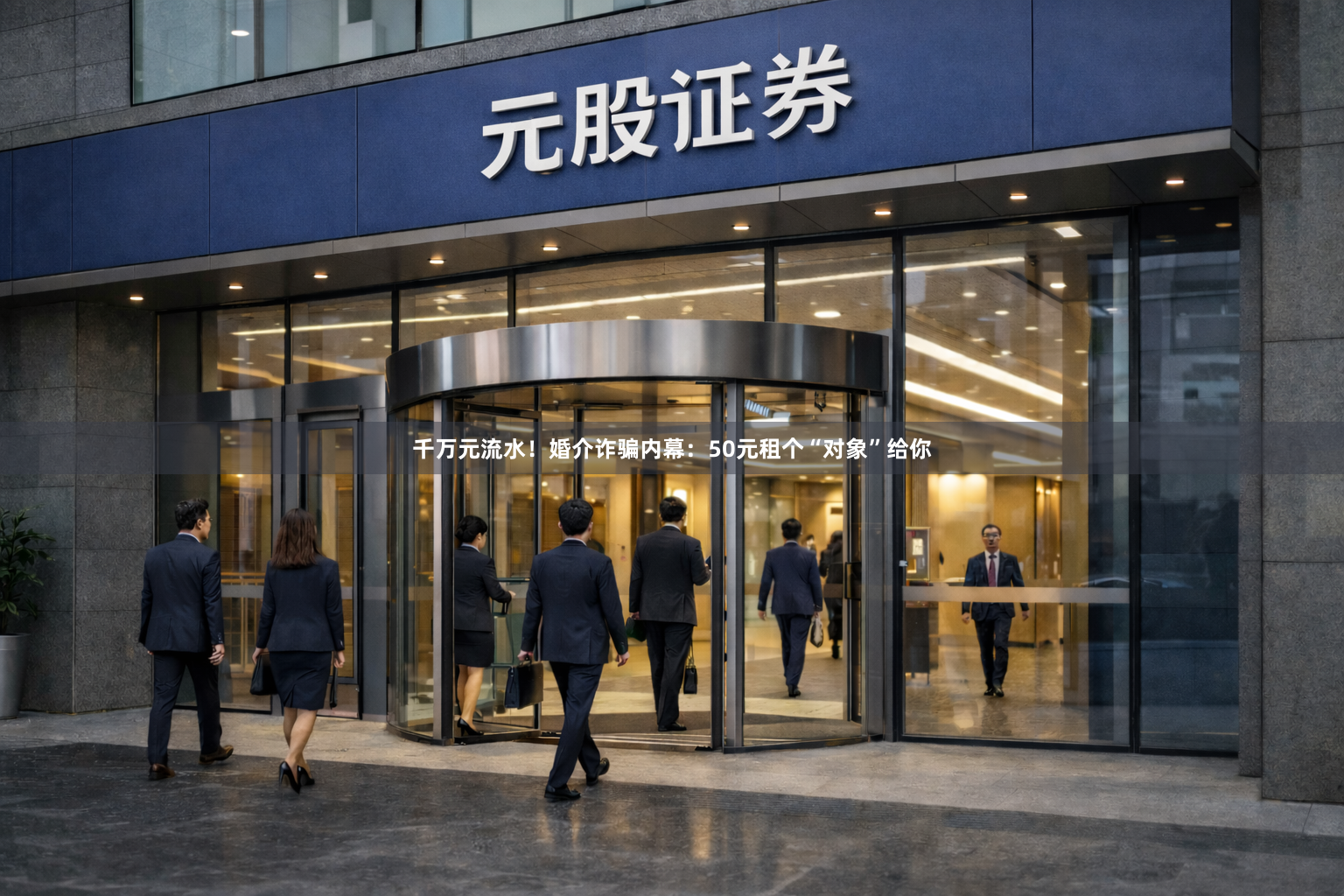 千万元流水！婚介诈骗内幕：50元租个“对象”给你
