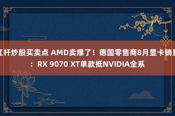杠杆炒股买卖点 AMD卖爆了！德国零售商8月显卡销量：RX 9070 XT单款抵NVIDIA全系