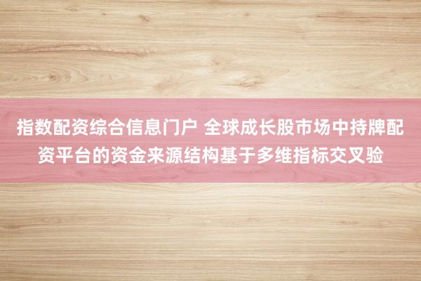 指数配资综合信息门户 全球成长股市场中持牌配资平台的资金来源结构基于多维指标交叉验